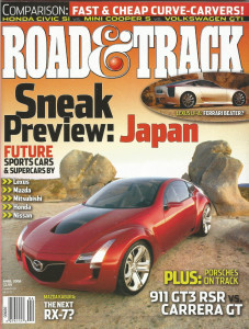 ROAD & TRACK 2006 APR - CONCEPTS, STS-V, MG-TC